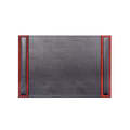 Dacasso Rosewood & Leather 25.5" x 17.25" Side-Rail Desk Pad PR-8002